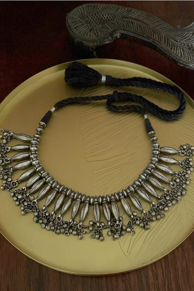 Padmja vintage silver neckpiece