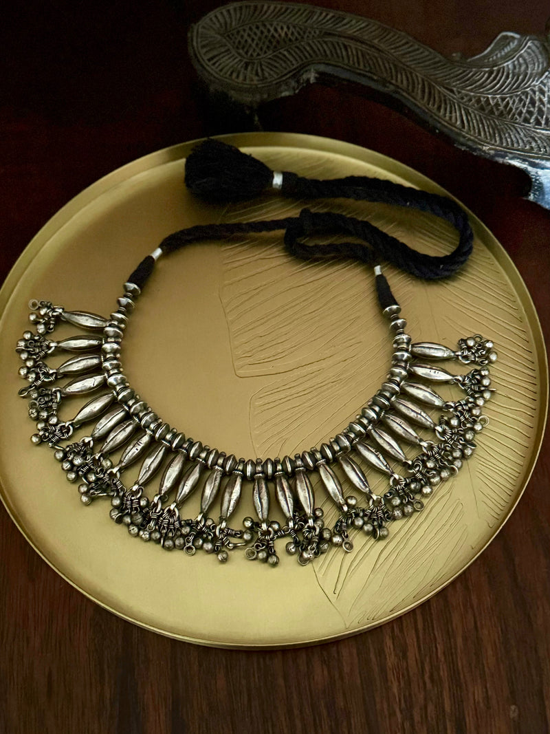 Padmja vintage silver neckpiece