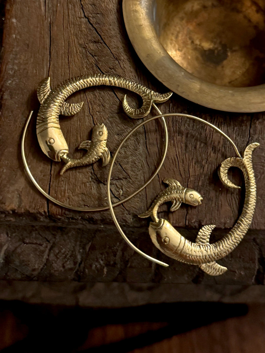 Matsya earrigns