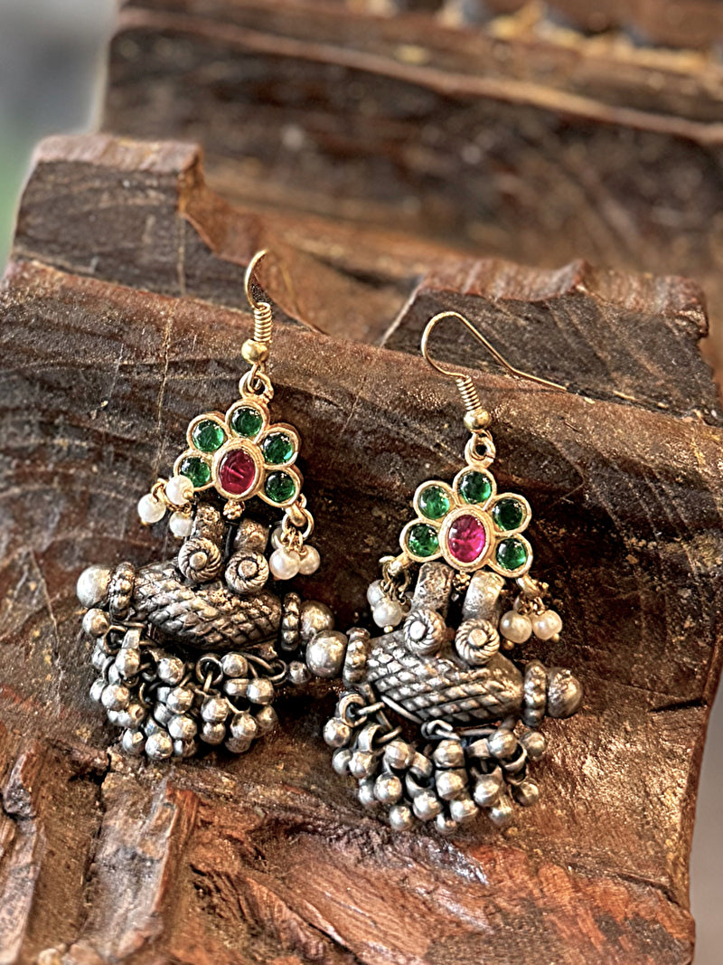 Jadau boriya earrings