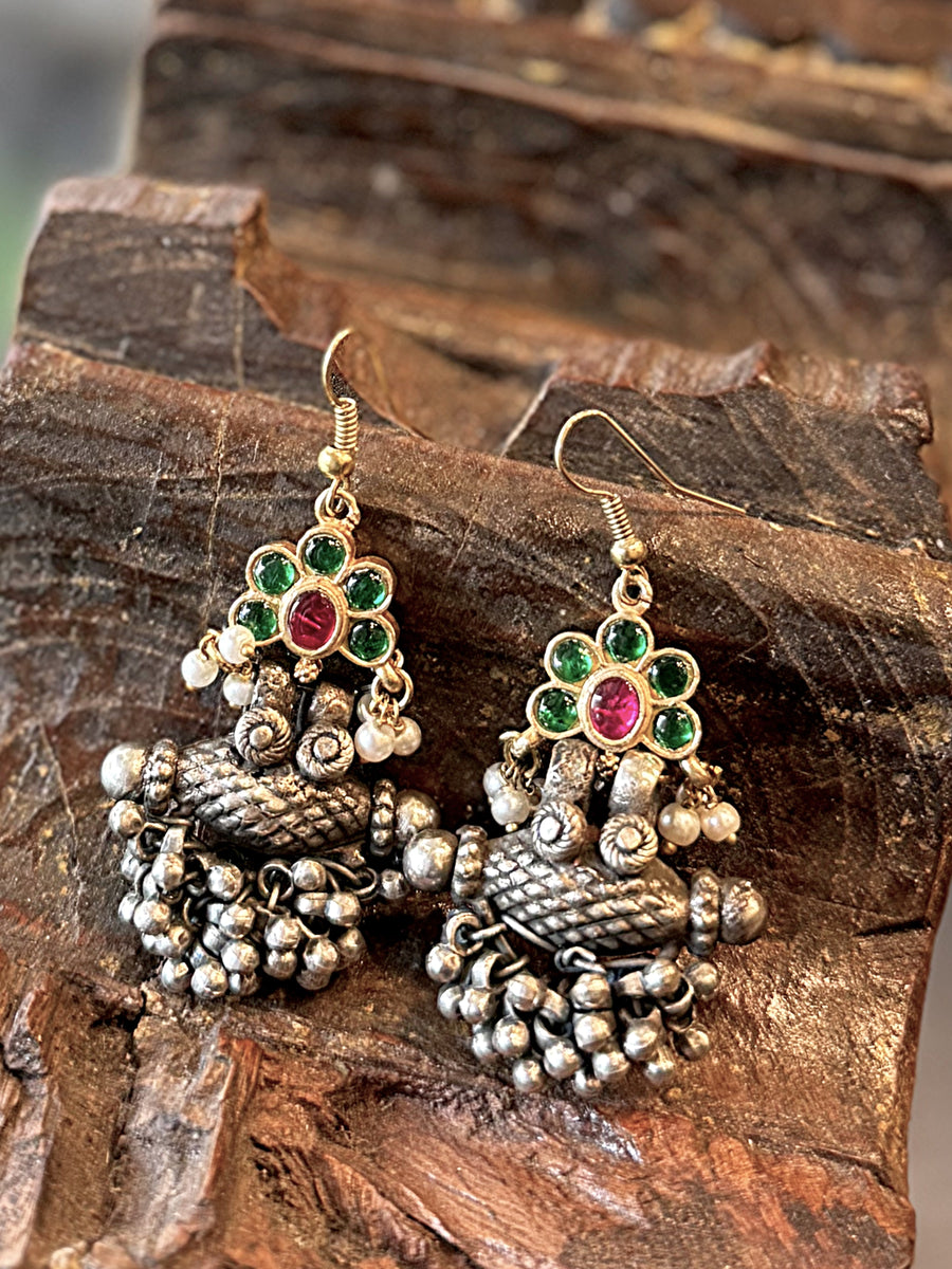 Jadau boriya earrings